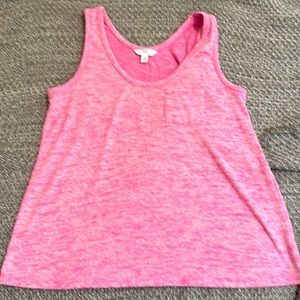 Pretty in pink tank top